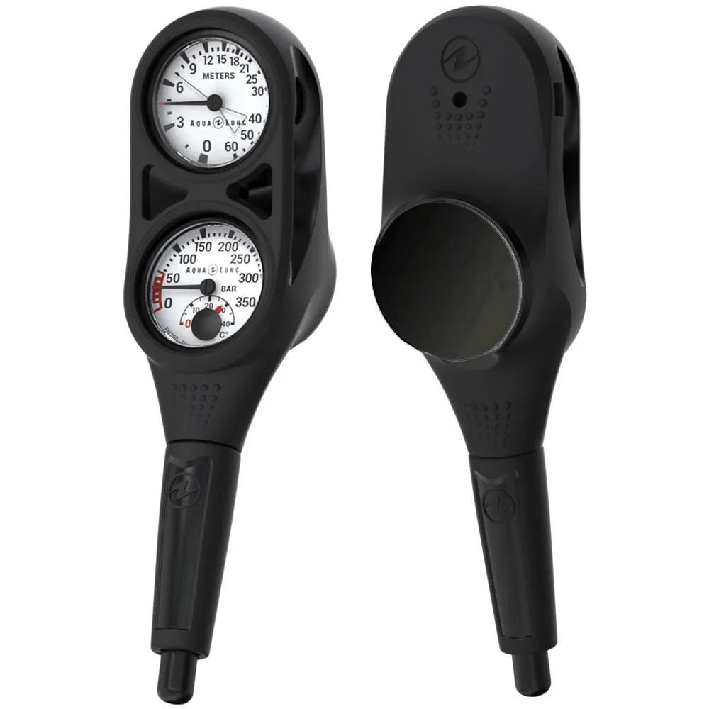 Aqualung 2 Elemments Depth/Pressure Gauge Console