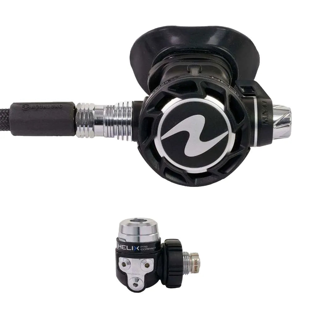 Aqualung Pk Helix Compact Pro DIN Octopus diving regulator set