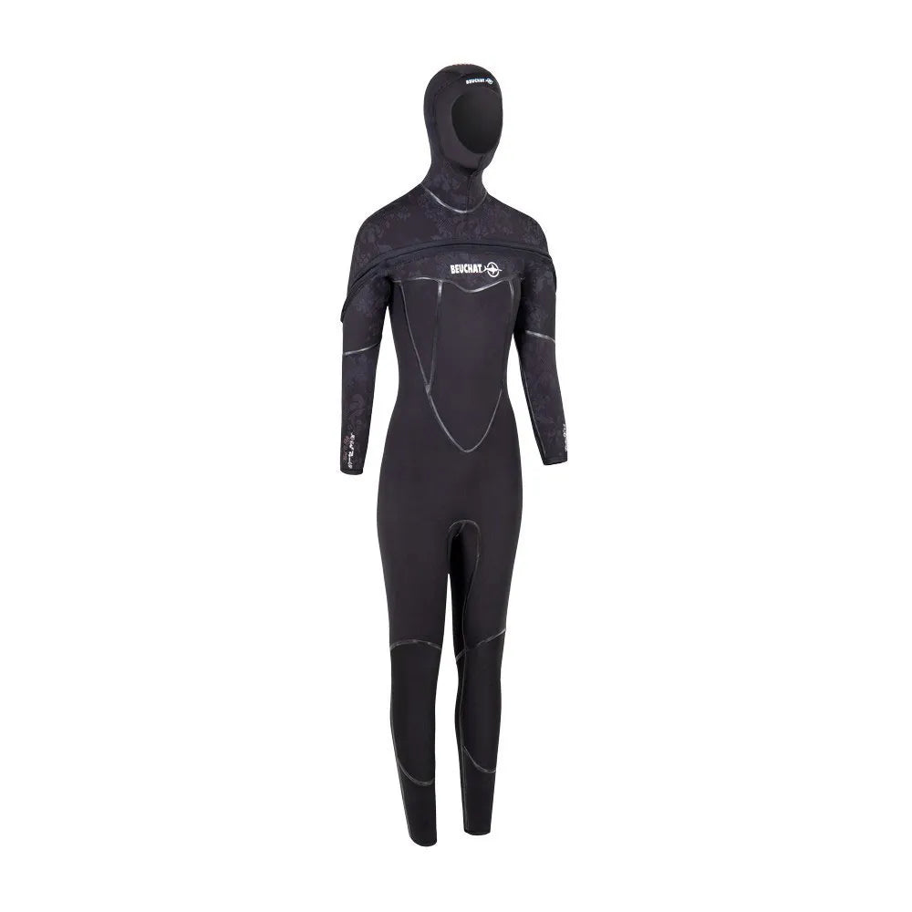 Beuchat 8/7 mm woman spearfishing wetsuit