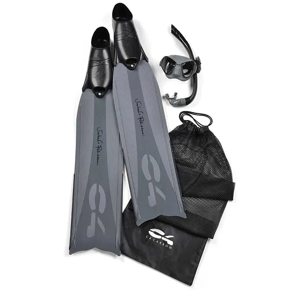 C4 Up Soft+Condor+Meltemi+Mesh Bag freediving set