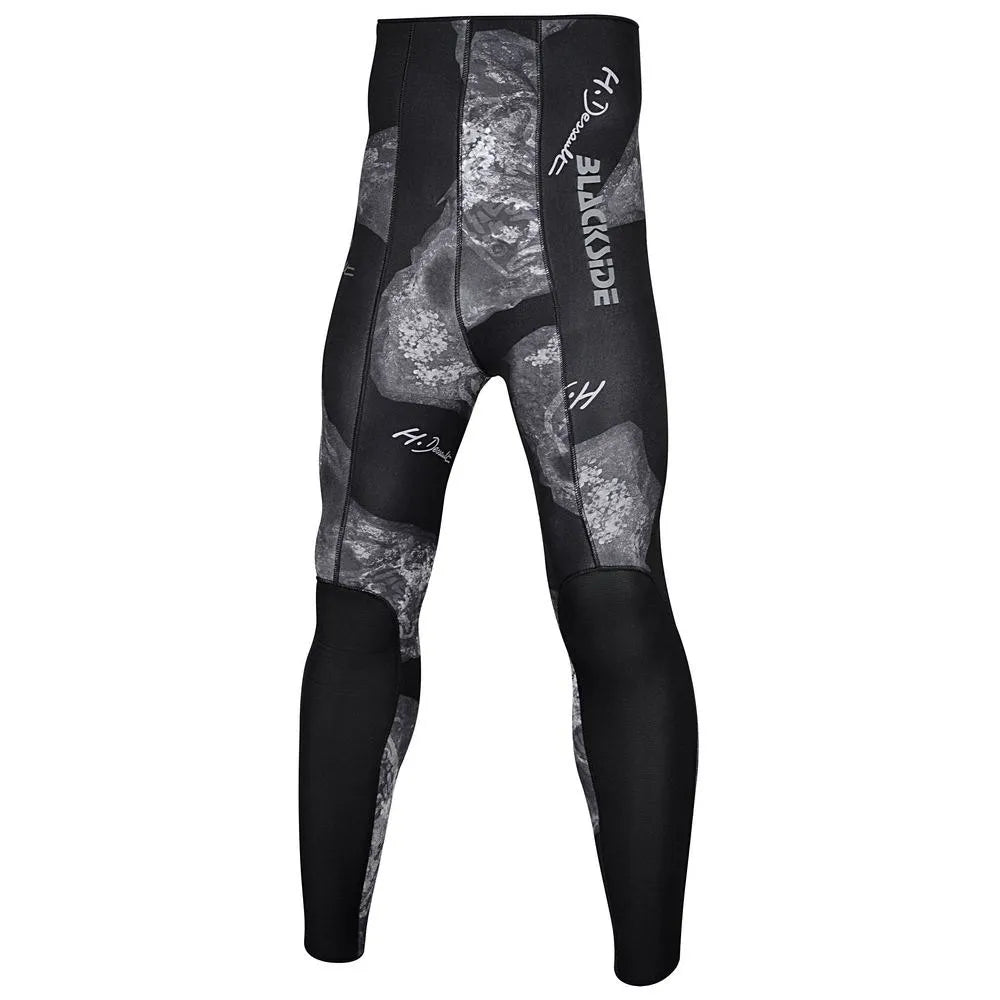 H.dessault by c4 Black Side 3 mm spearfishing pants