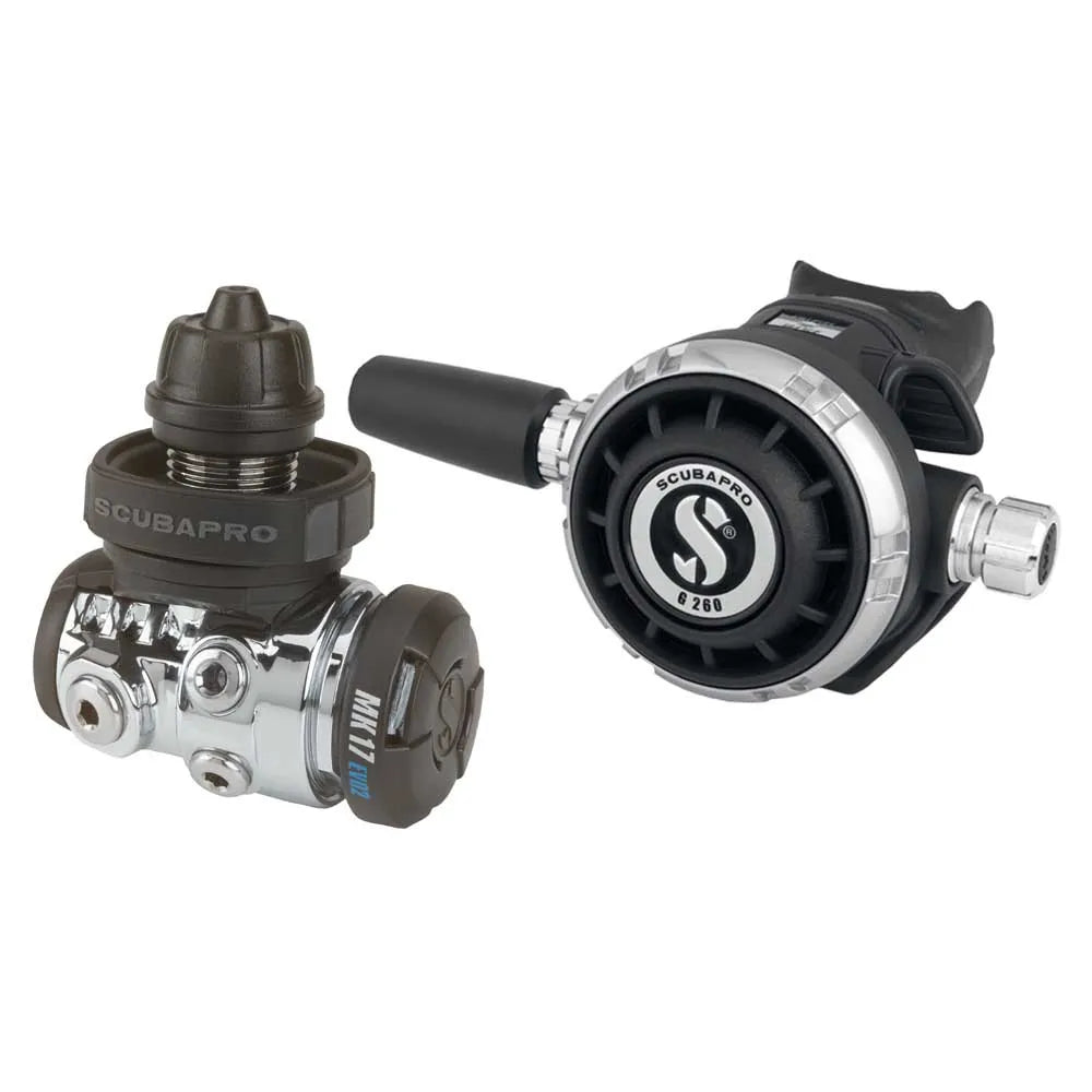 Scubapro MK17 Evo2 DIN G260 diving regulator set