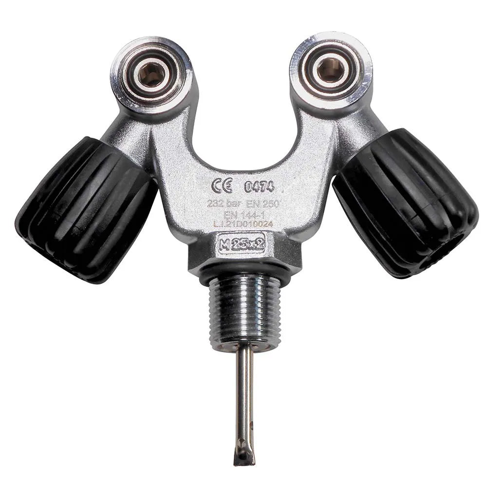 Tecnomar Inox Double Oulet M25 valve